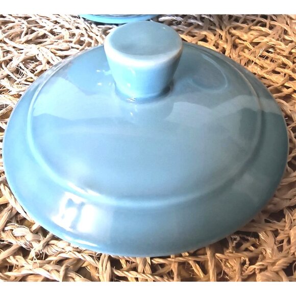 Vernon Kilns Early California Turquoise Teapot, EUC - Picture 7 of 10